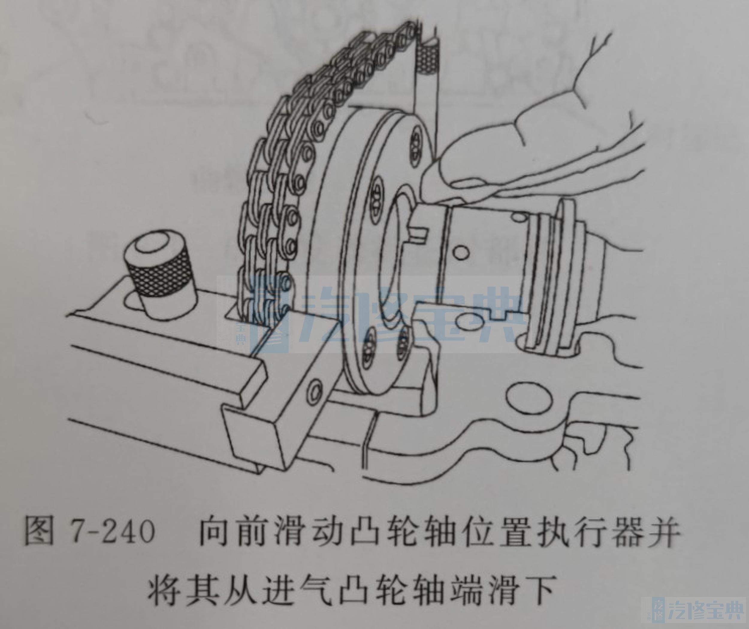 别克昂科雷正时记号图片