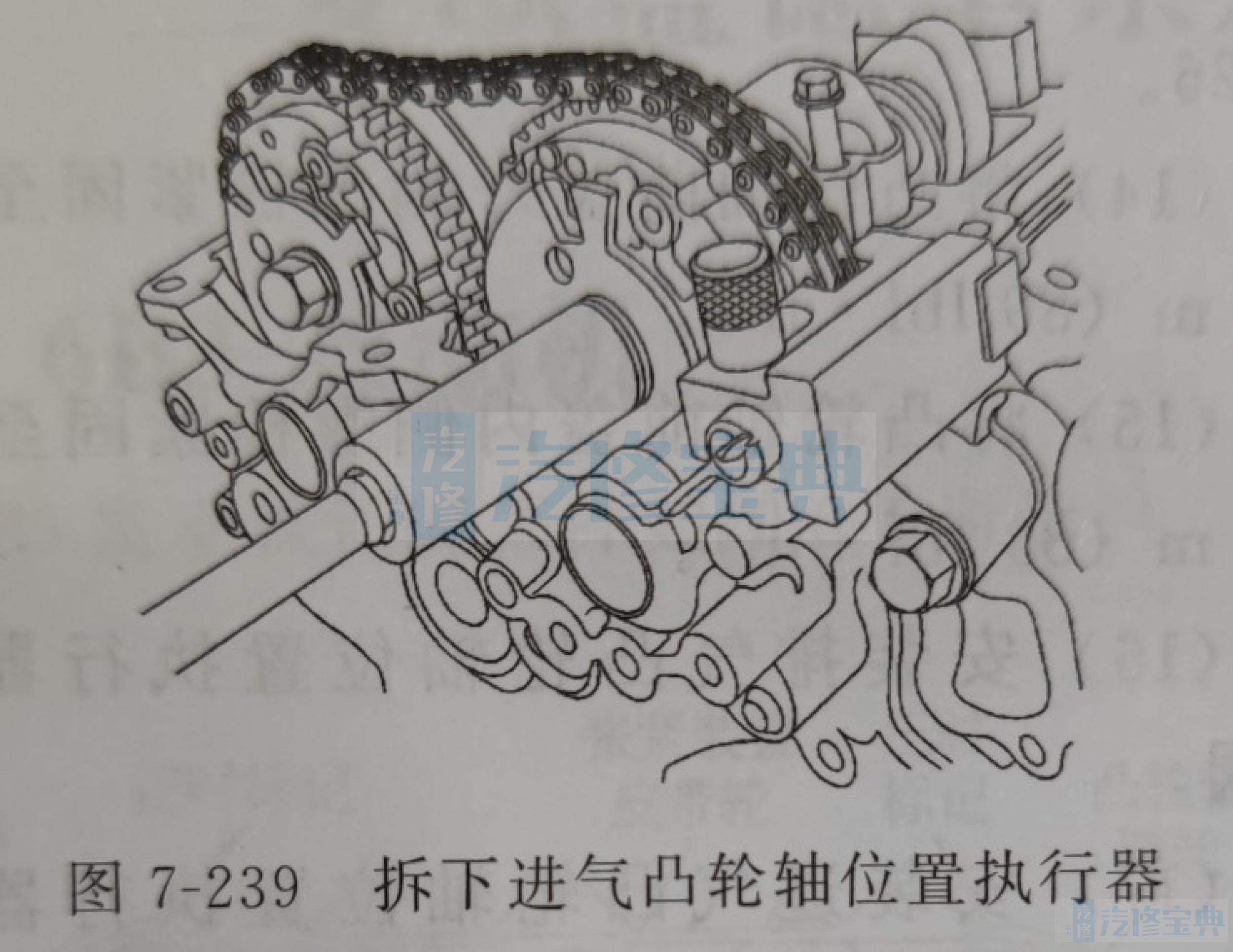 别克昂科雷正时记号图片